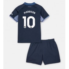 Tottenham Hotspur James Maddison #10 Bortedraktsett Barn 2023-24 Kortermet (+ korte bukser)